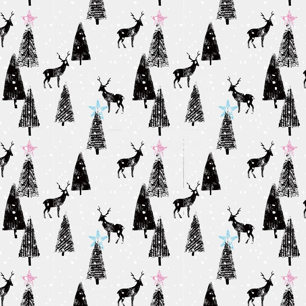Christmas table cloth Reindeer Tree Pattern Table Decorative Cloths