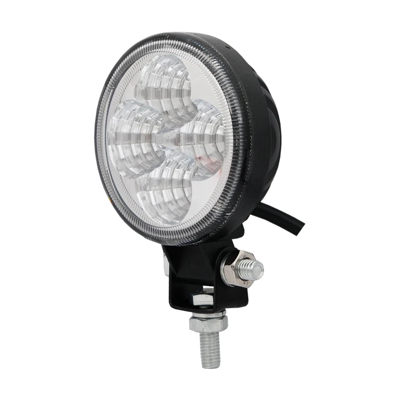 Round spot flood 10-30v 12W 3 inch led work light mini work led light tractor