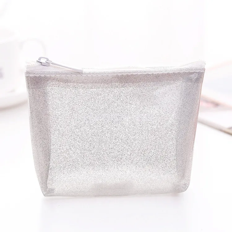 Fashion printed girls women PVC keys coin storage purse