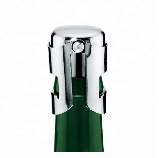 customized wine accessories stainless steel wine bottle stopper rose gold champagne bottle stopper with custom logo