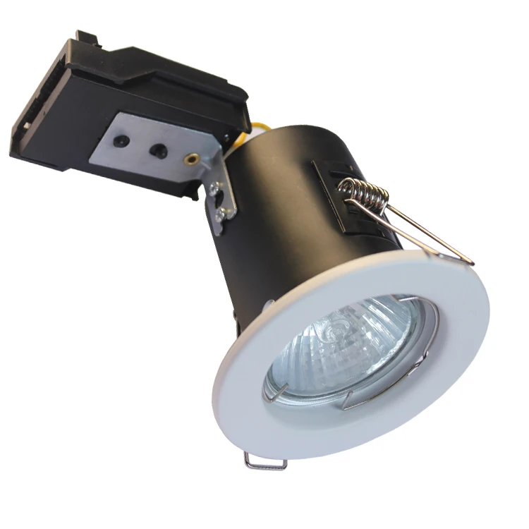 Fire Rated GU10 Downlights Fixed / Tilt with LED bulbs Ceiling Spots