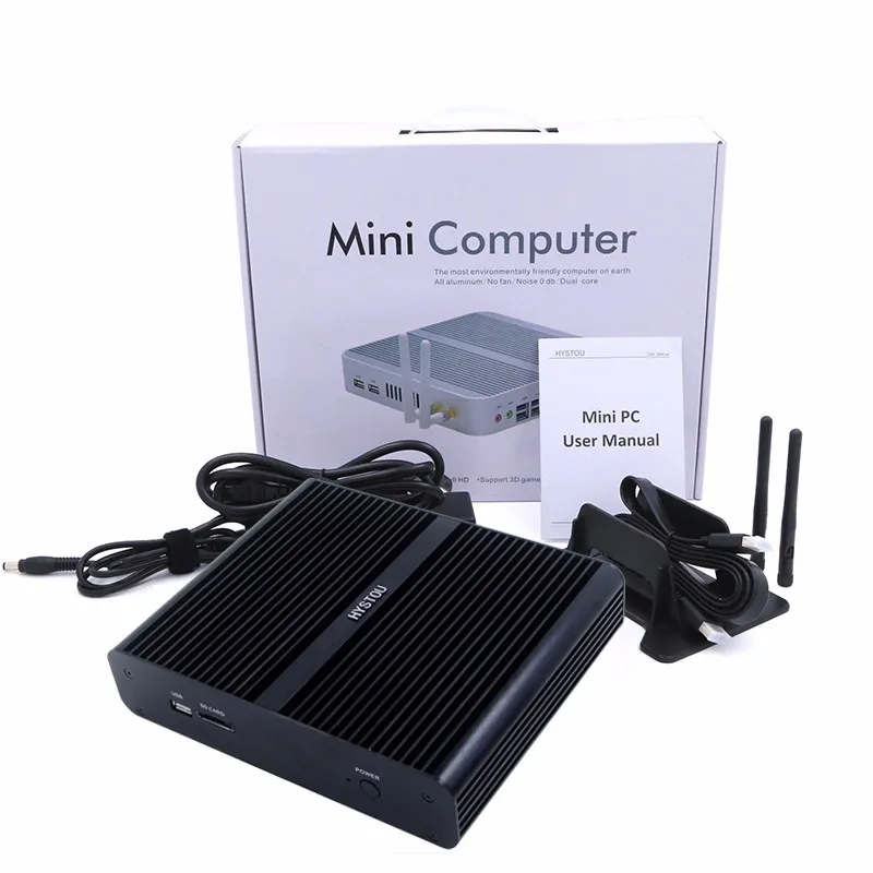 Max 32G RAM  Pocket PC Intel Core i7 7500U Fanless Barebone PC Win10 Linux HTPC TV Box UHD 4K Micro Desktop Computer