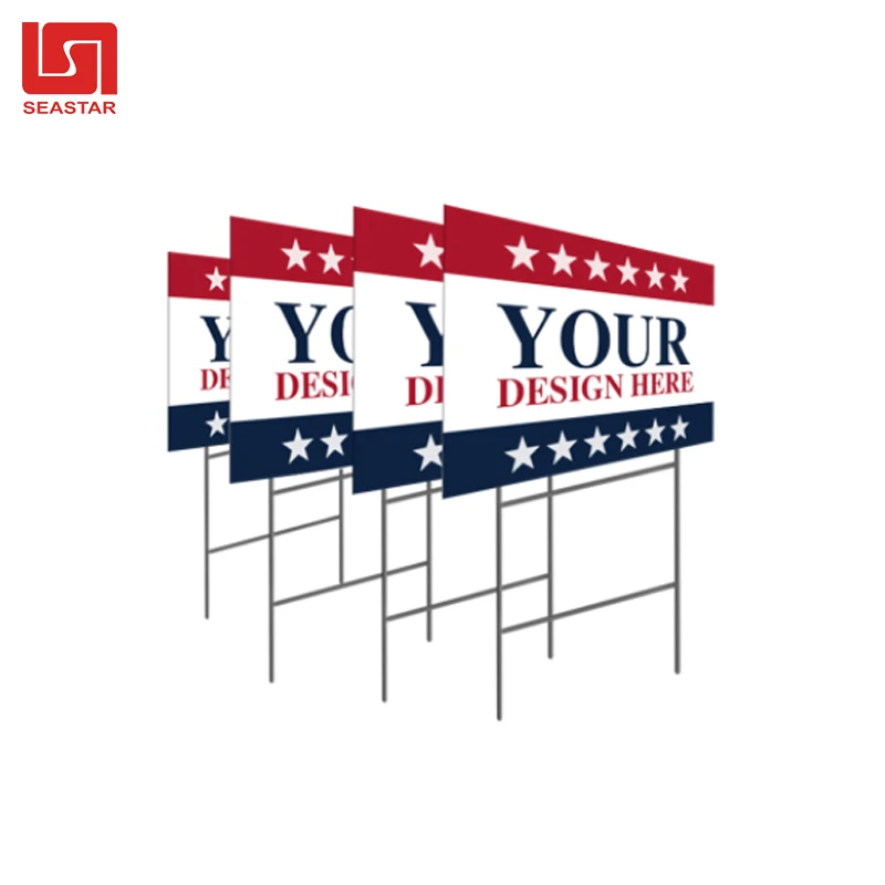 PP Outdoor Advertising Sign Board OEM Logo Road Safety Signboard Custom Printing Factory Direct Supply