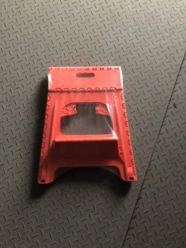 Plastic 2 in 1 dual purpose Step ladder folding 2 step stool