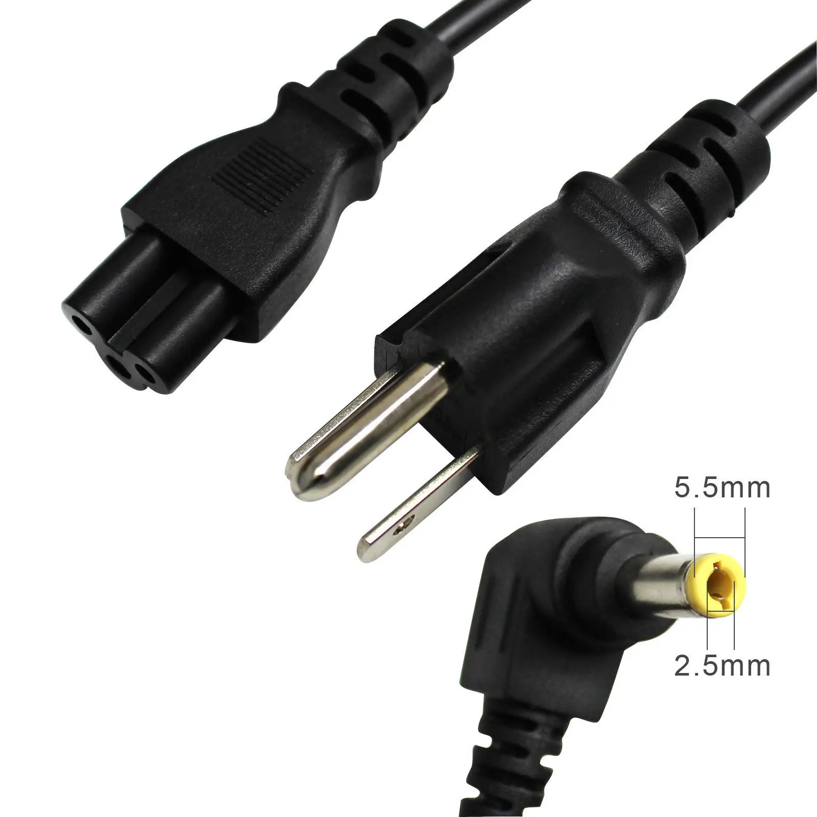 20V 3.25A 65W Laptop AC Adapter Charger for Lenovo Laptop Power Supply Cord 5.5X2.5mm