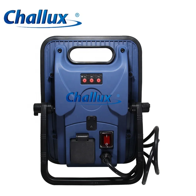 Aluminum AC 230V Portable Work Light Powered Outlet 30w 50W COB Worklight Tripod