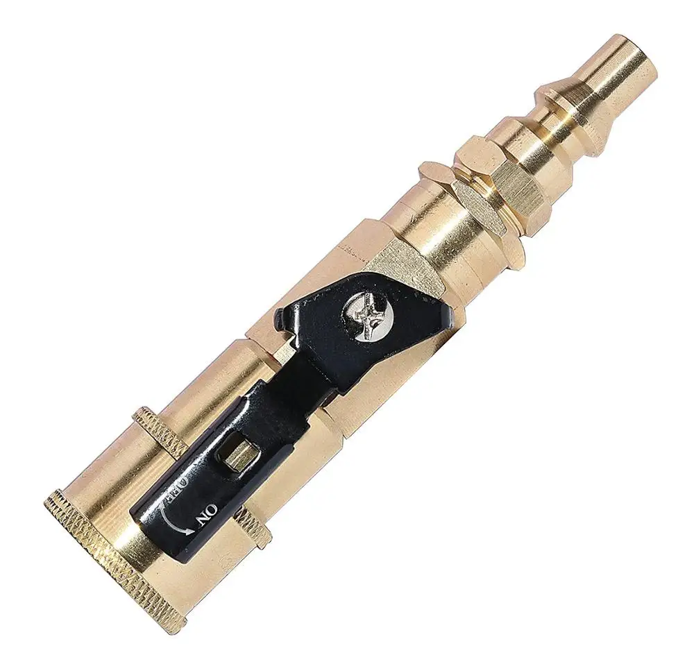 RV trailer propane tank quick connect disconnect valve fitting