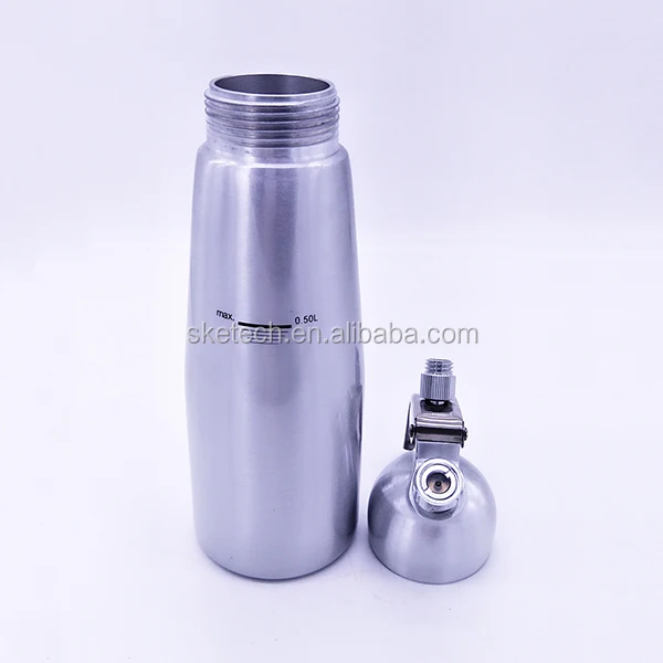 500 мл алюминиевый рыхлитель для крема с 3 насадками из нержавеющей стали кнут диспенсер мороженого