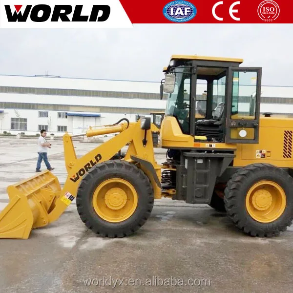 Chinese Mini 2Ton 1.2m3 with A/C Cabin Wheel Loader