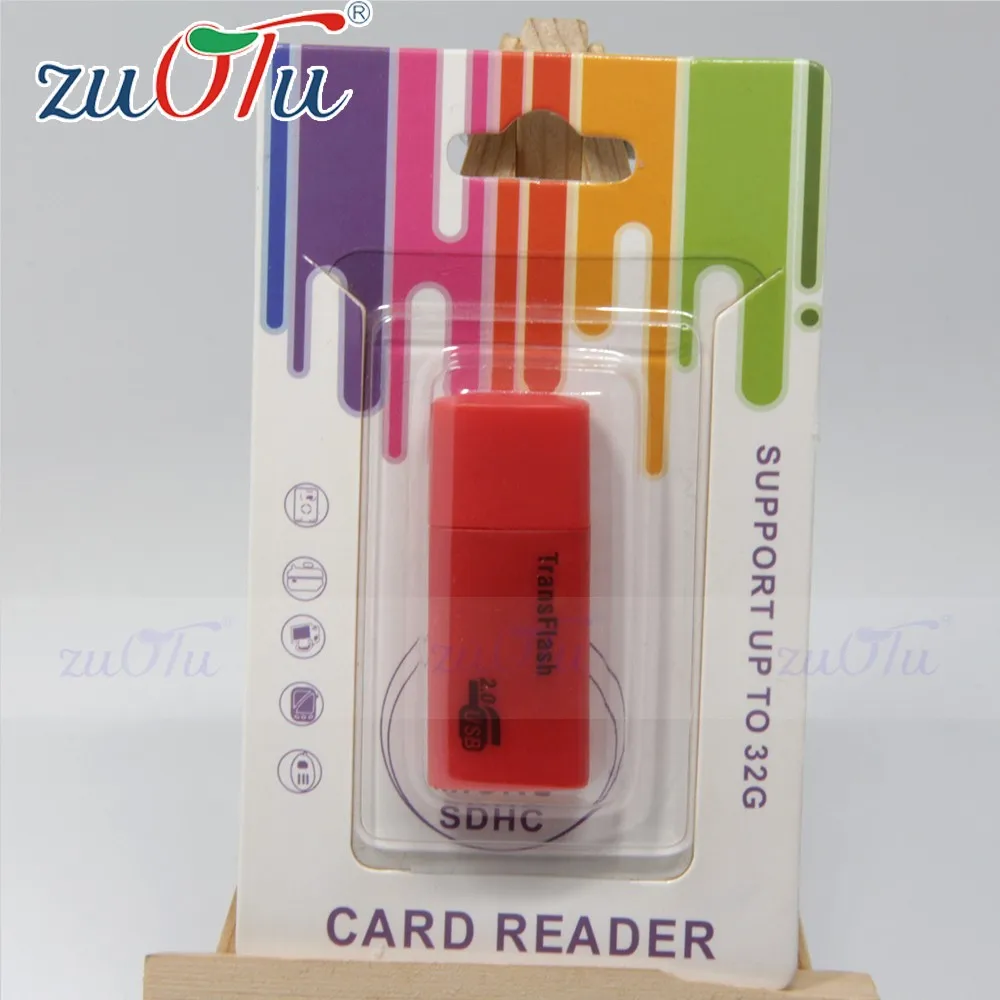 
Colorful design wholesale USB SD card reader for mobile phone and camera 