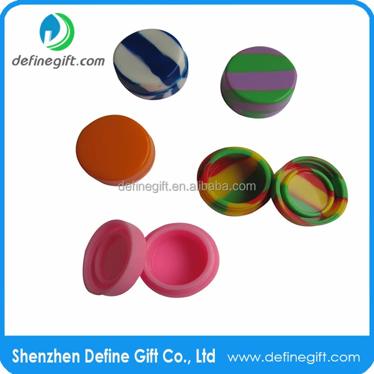 Custom Logo Nonstick Food Grade Silicone Oil Wax Concentrate Container Jar