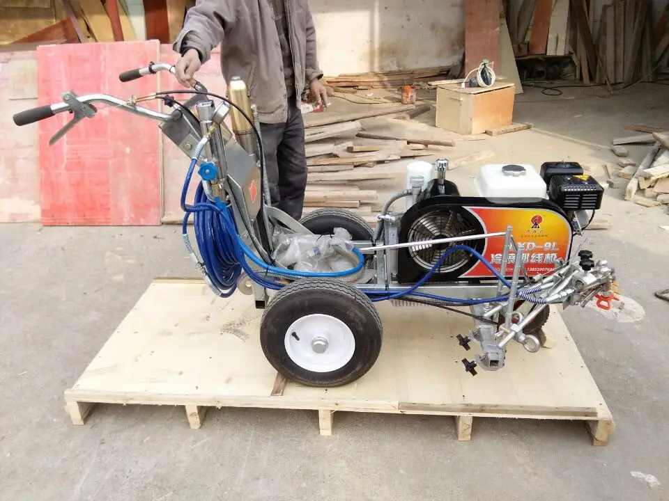 
manual cold paint spraying road marking machine of best seller 