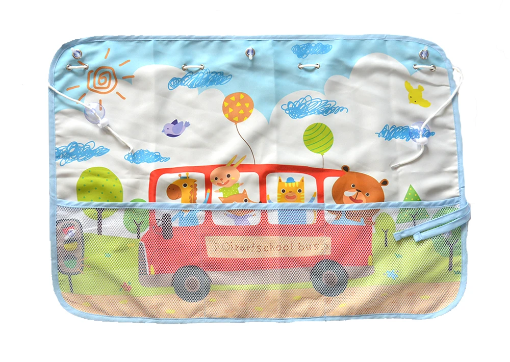 Airplane Bus Window Shade Cartoon Curtains For Baby