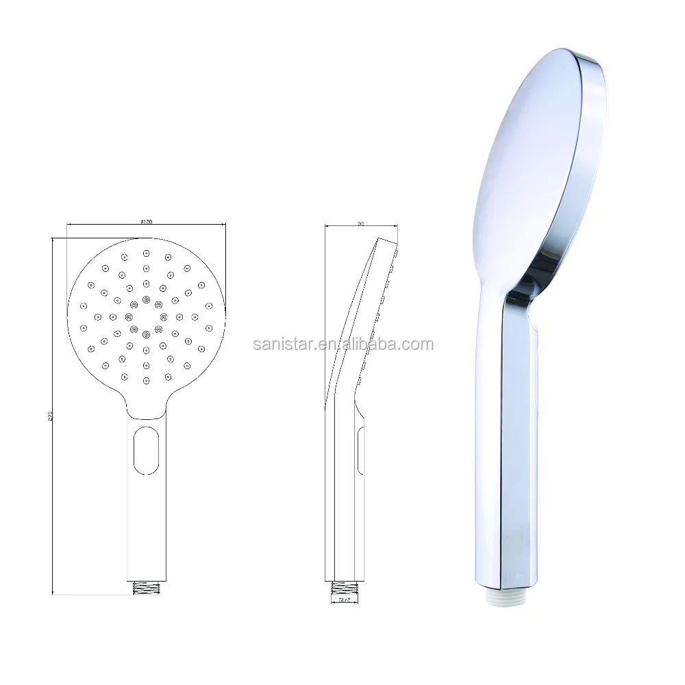 
Three Functions Hand Shower with button 