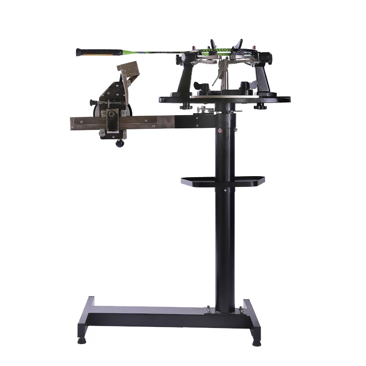 High quality crank type manual shuttlecock badminton tennis vertical winding stringing machine for rackets