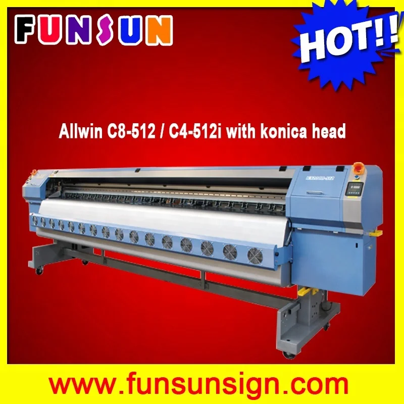 Original Allwin C8-512 / C4-512i out door printing machine