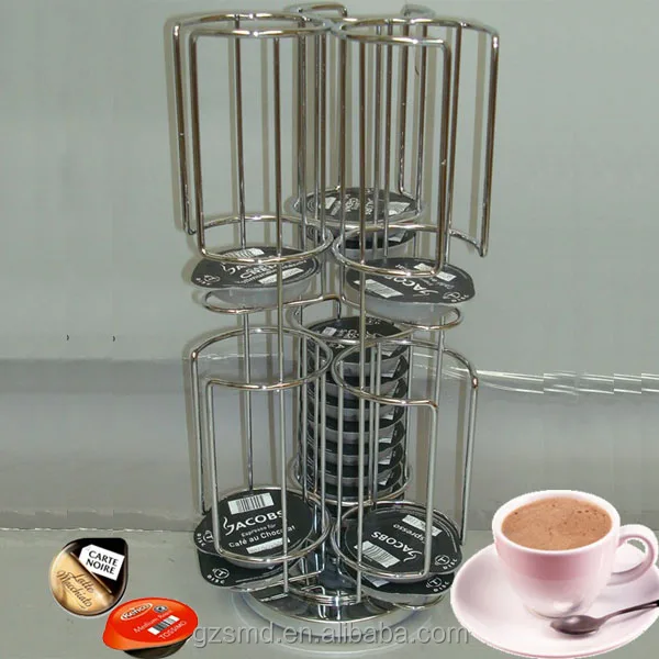 Rotating T-Disc Tassimo Coffee Capsule Holder, Holds 48 Tassimo coffee capsule