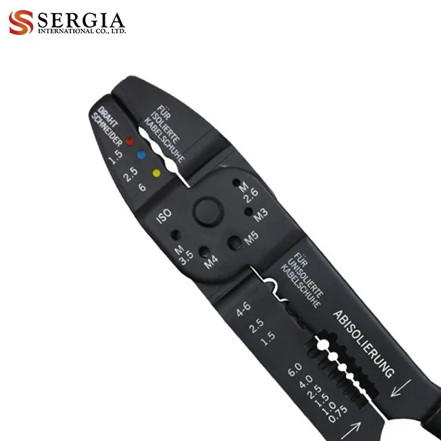 Taiwan Multi Function Bolt Wire Cutter Terminal Crimping Tool