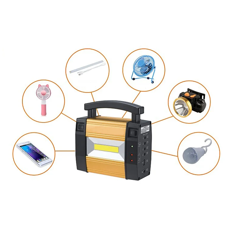 
24W high quality multifunctional portable small home lighting solar system with batter and solar panels with good price 