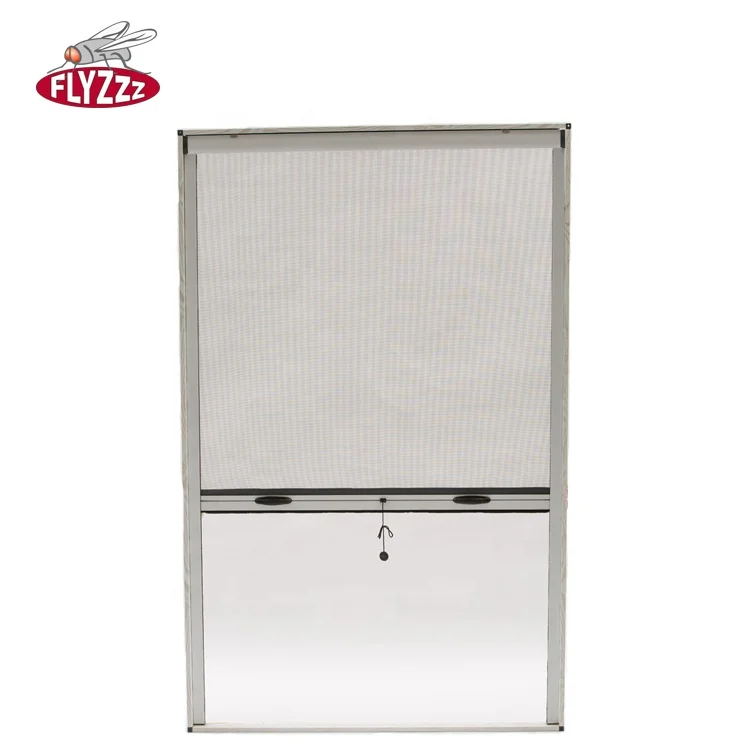 Modern Rolling Retractable Aluminium Alloy Insect Control roll screen Window with Fiberglass Insect Screen Mesh