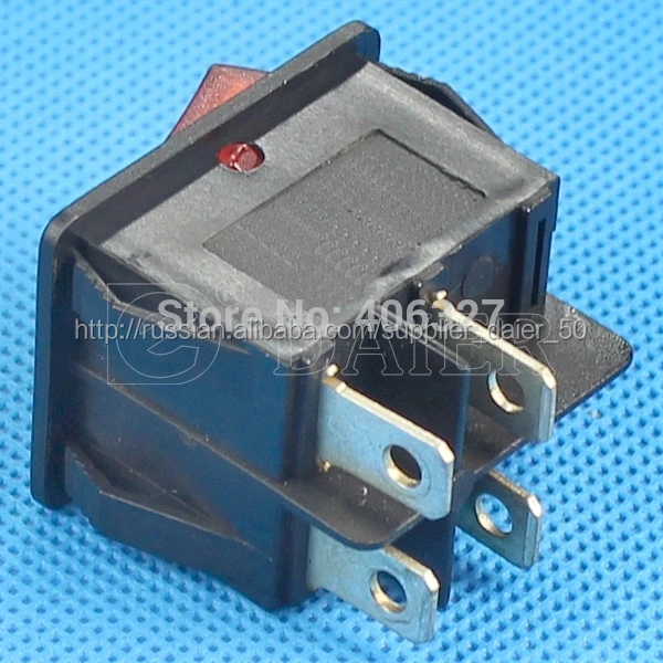 KCD2-201-4 4P Двухполюсный Кулисный Переключатель