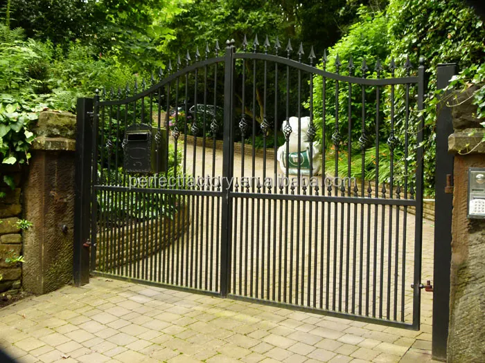 
Automatic wrought Iron Gate Designs / Driveway Gates design for Home Garden. 