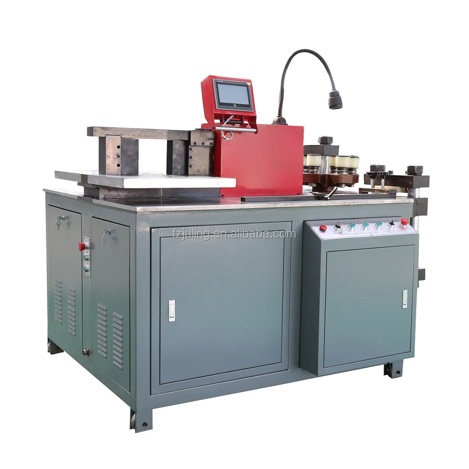 
CNC hydraulic 12*160MM copper aluminum busbar punching cutting bending machine 