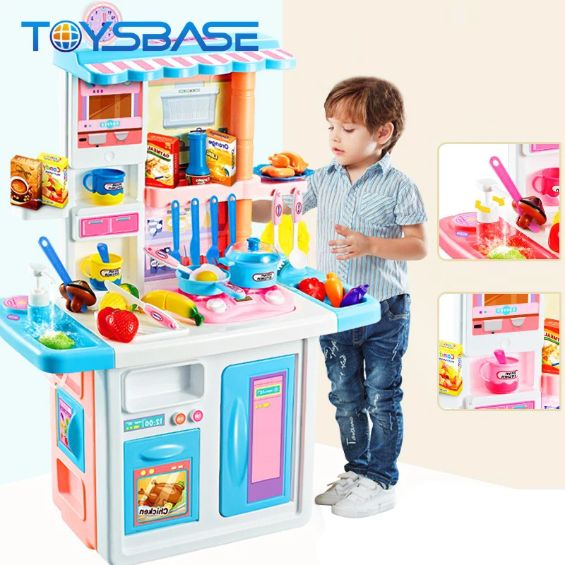 84CM Cooking Table Pretend Play Toy Big Kitchen Sets