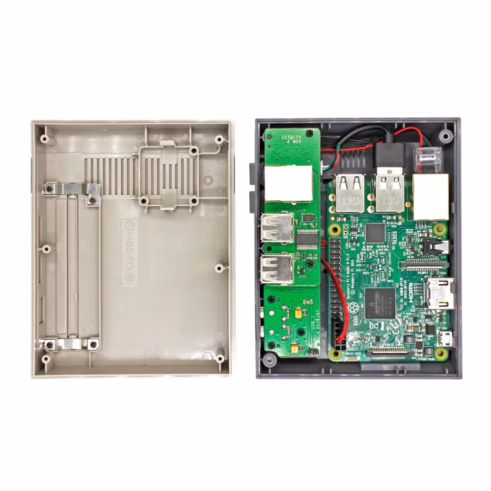 OEM hot sale components case raspberry pi 3 NESPI Case for Raspberry PI3 PI2 PI1