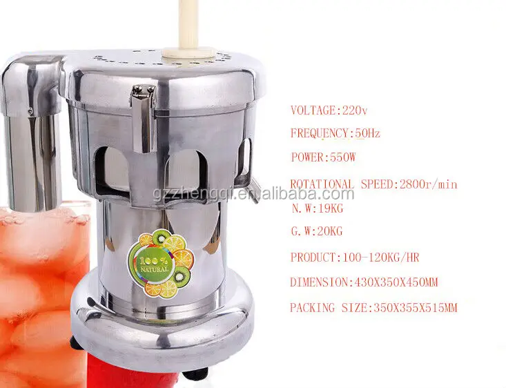 Hot sell juice extractor,fruit juice extractor ZQ-A2000