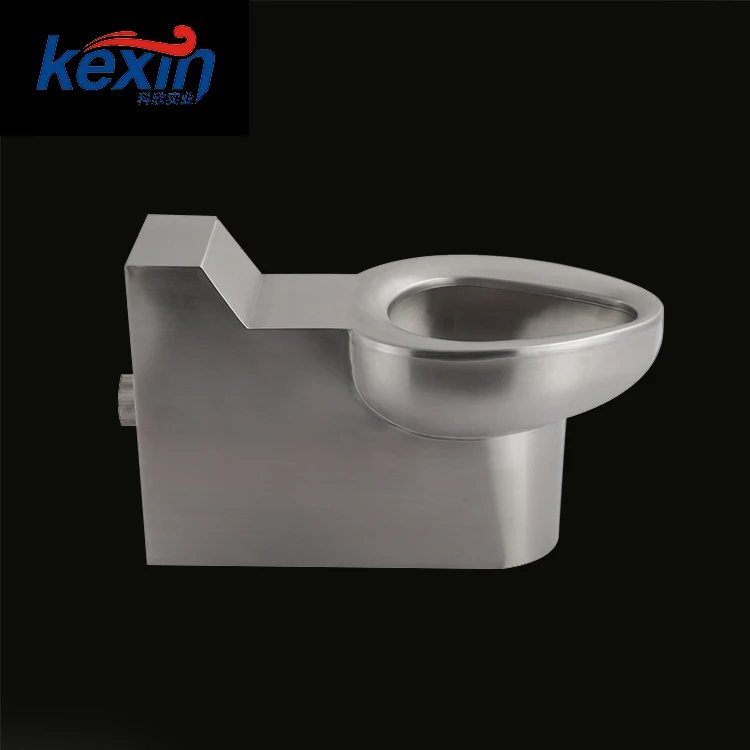 Factory Special Design Bathroom New Product Water Saving Wall Hung Stainless Steel Prison Toilet Bowl