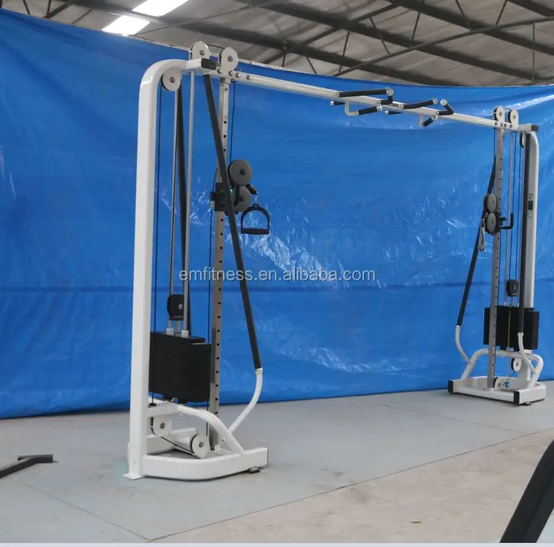 EM1026 adjustable cable crossover , cable machine fitness for gym