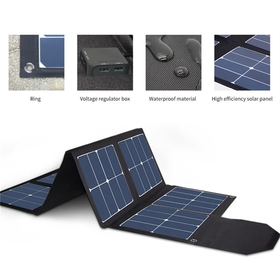 
100W Solar Power Folding Solar Panel 