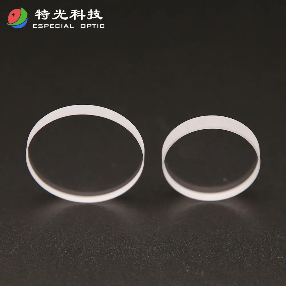 T>90% uncoated clear optical glass caf2/MgF2/BK7/Fused Silica protective window