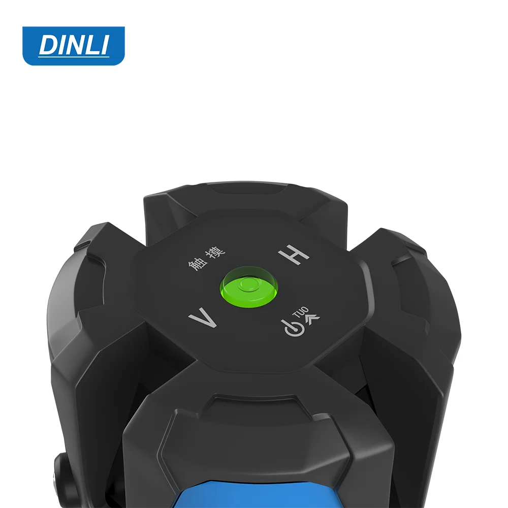 Профессиональный самовыравнивающийся лазерный уровень DINLI автоматический поворотный уличный с