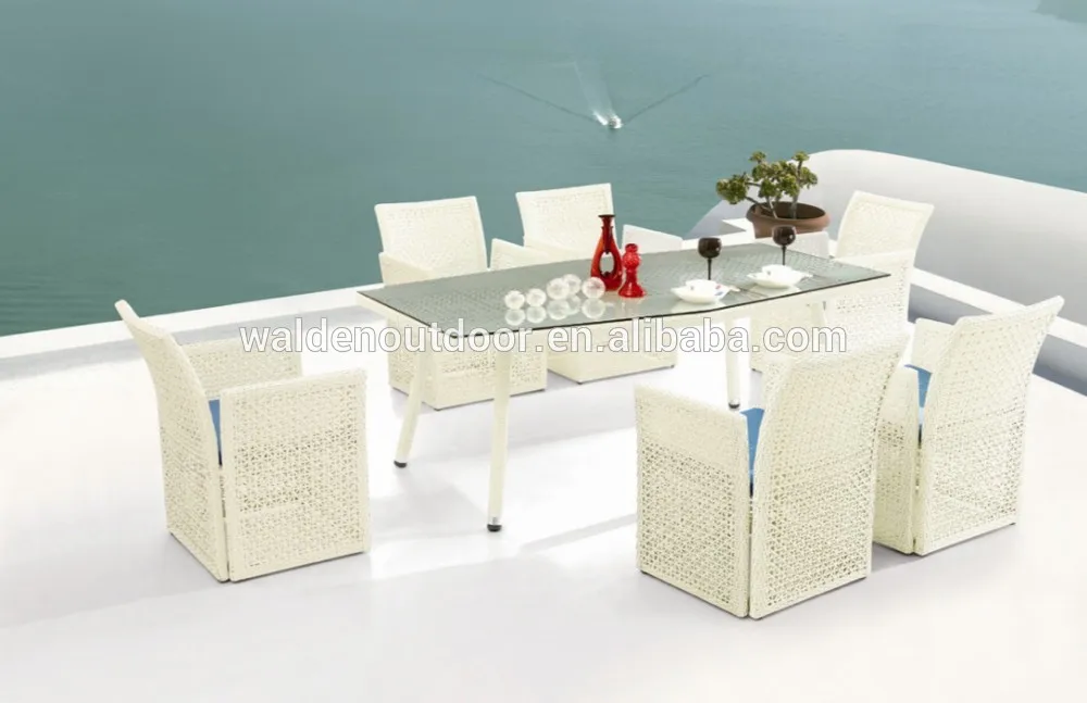 2015 дешевые ротанга используется сад плетеная мебель / ротанг обедая комплект ( DH-9650 )