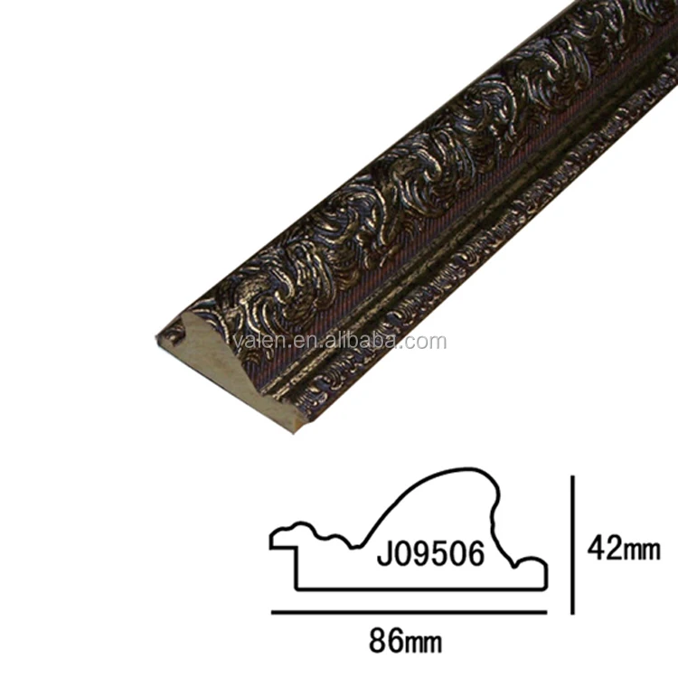 Factory Wholesale Ornate Plastic Mirror Frame Moulding for Mirrors