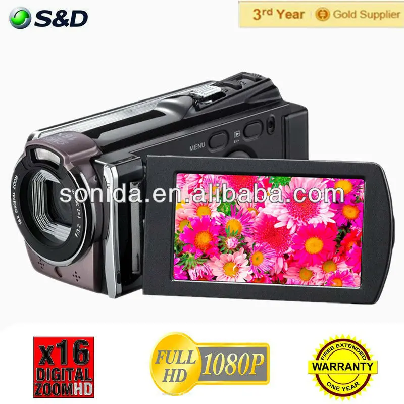 Горячая распродажа! 1080 P 3.0 TFT жк-дисплей dvc цифровая видеокамера HDV-602P