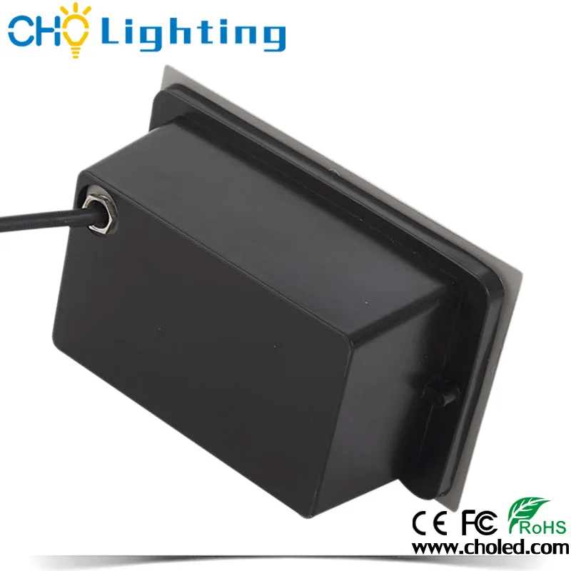 black/gray/white porch garden foyer lighting 3w led step light outdoor ip65