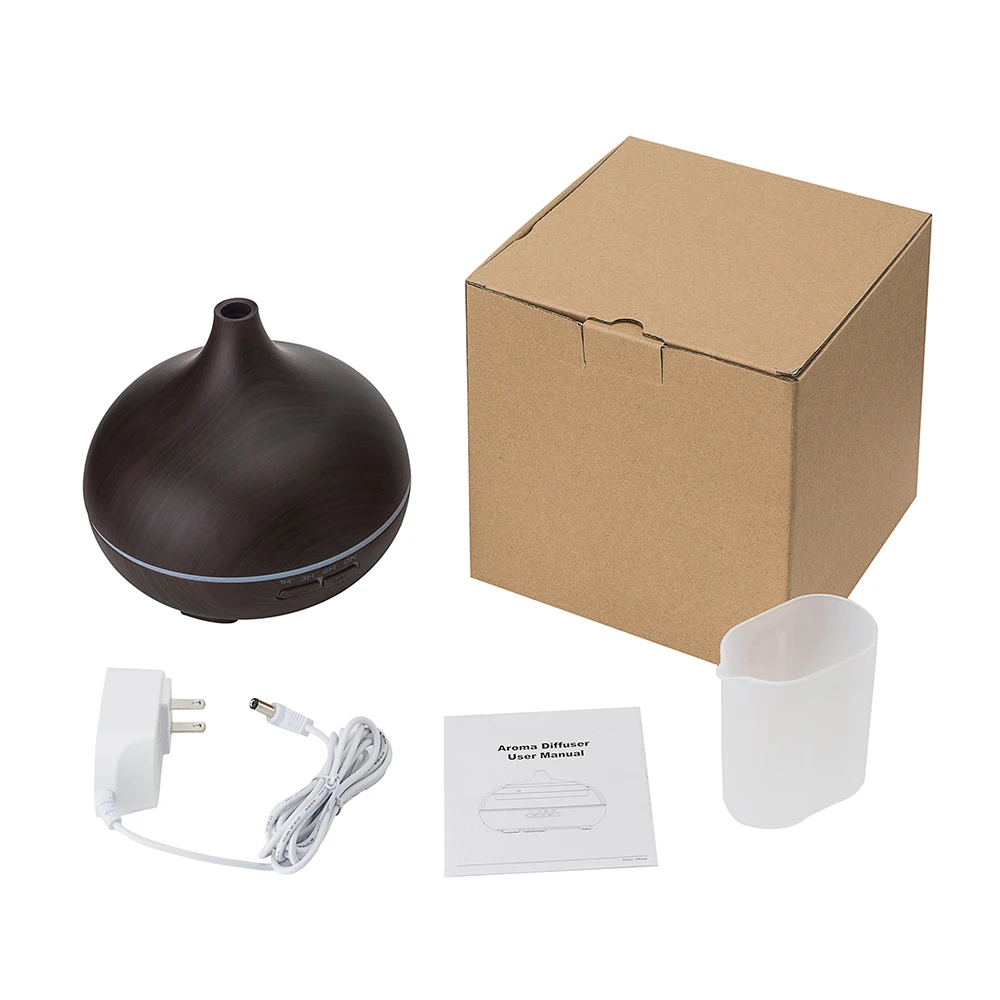300ml electric ultrasonic wood grain mist Essential Oil Diffuser