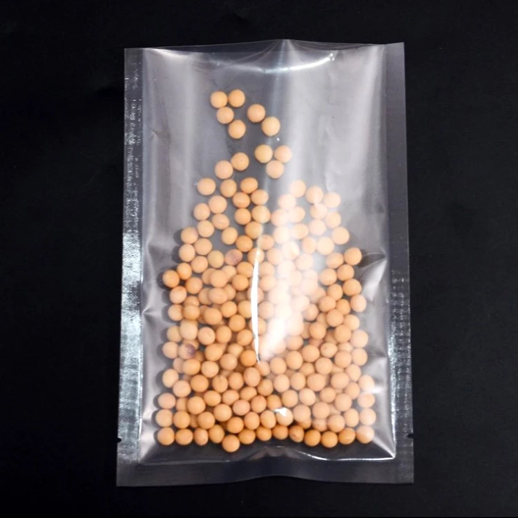 Factory Price 3 Side Seal Food Grade High Quality Clear Vacuum Plastic Packing Bag For Food Packing