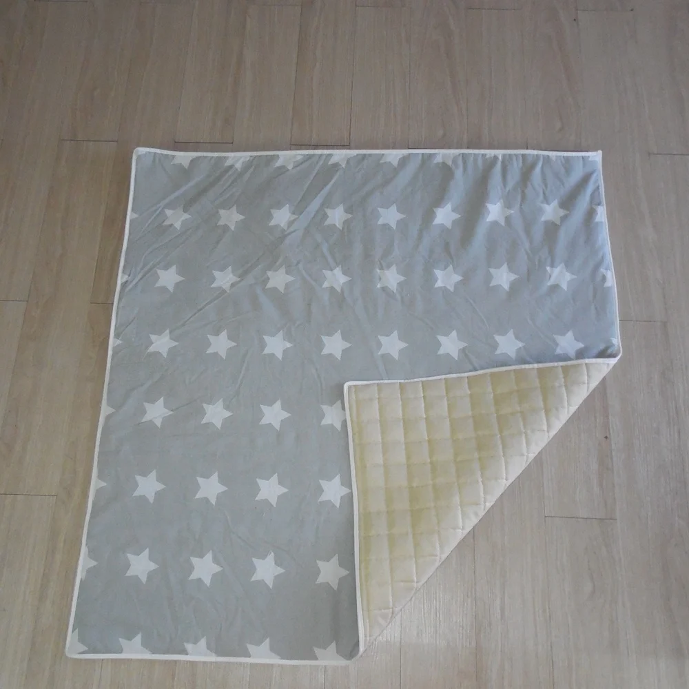 
Kids teepee tent stars tent house resort tent for children castle Cotton Canvas with mat 