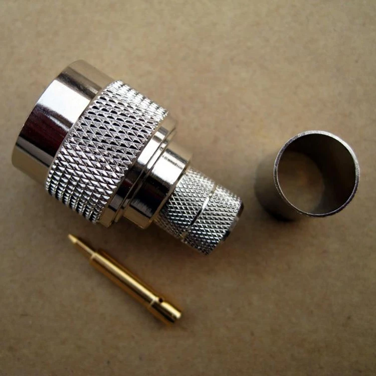 N type male crimp rf cable  for N rg8 connector