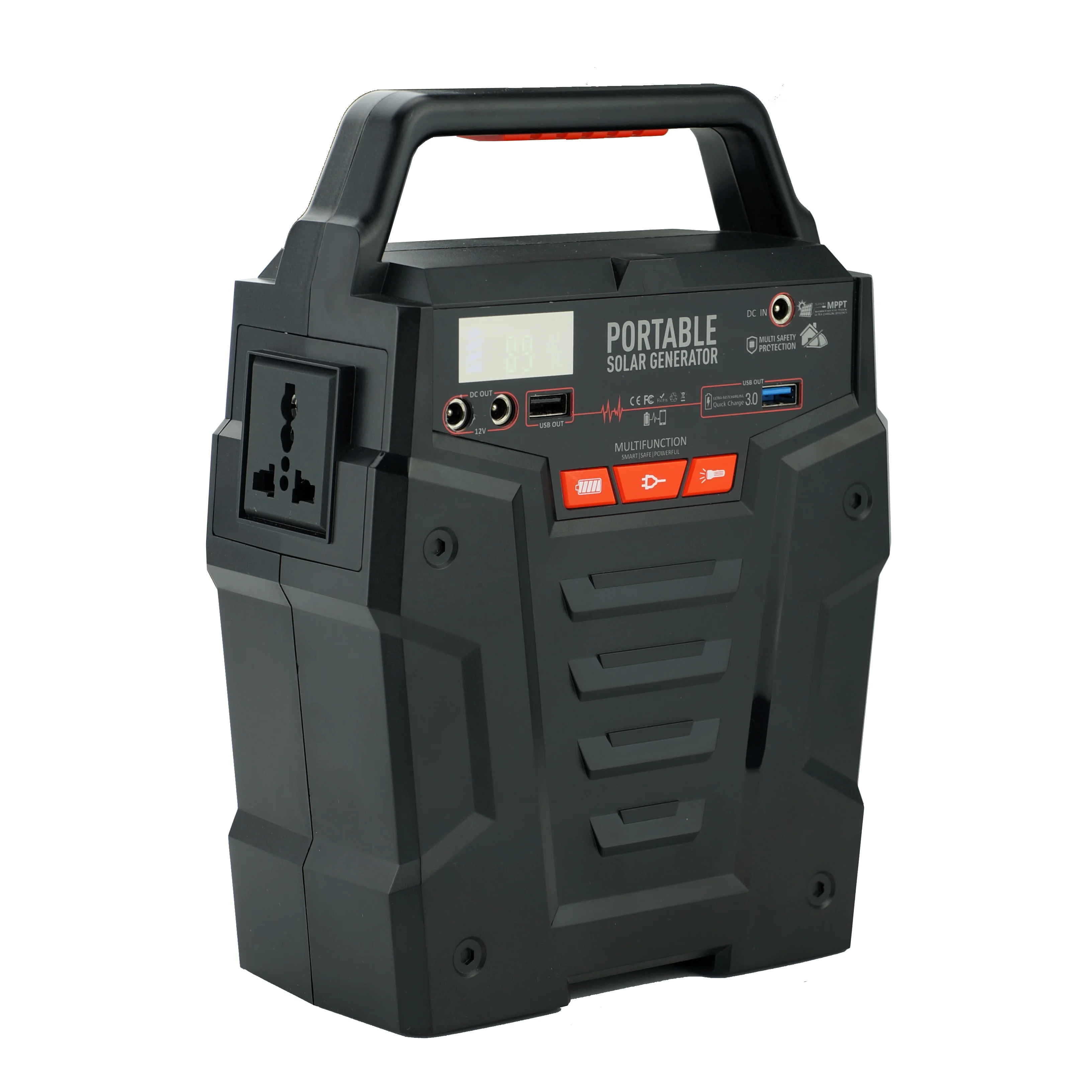 High capacity 75000mAh 3.7V emergency portable storage power station for home and outdoor using