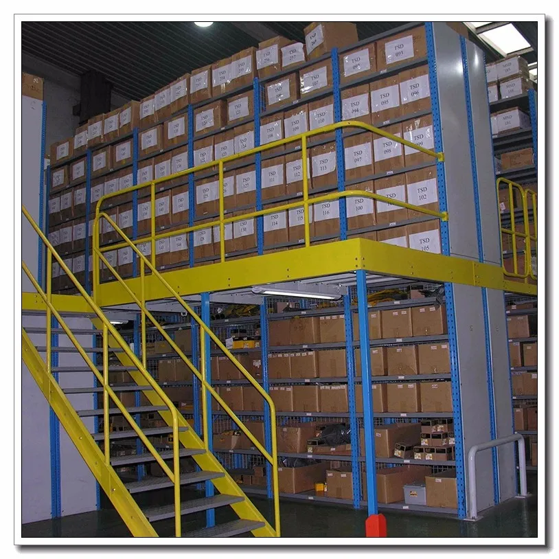 Steel Warehouse Strong Beam Mul-tier Industrial Mezzanine Rack System
