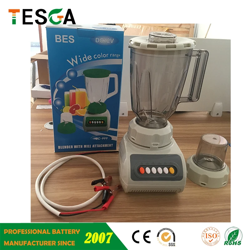 
12V DC electric Blender for battery powered/car/solar 