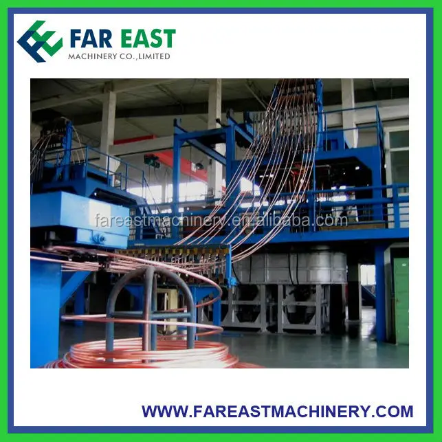 Oxygen-free Continous die casting machine used to make  brass rod continous casting equipment