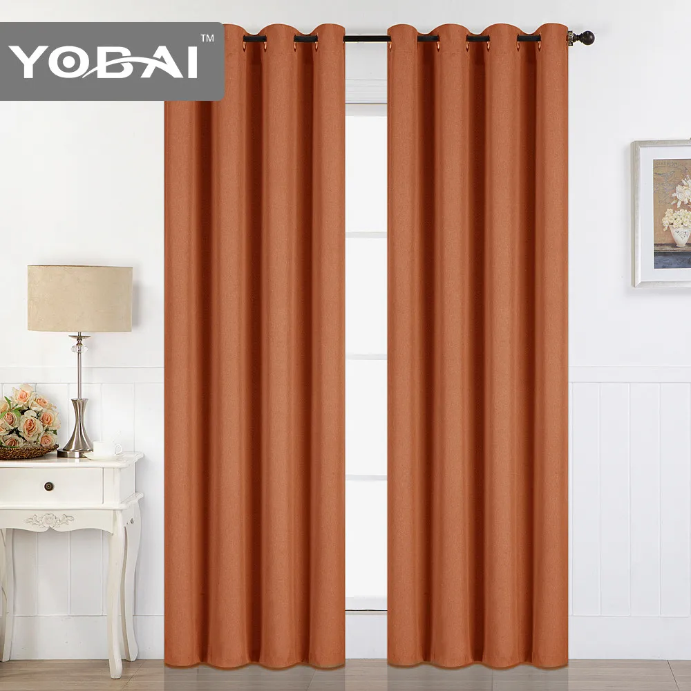Wholesale Faux Linen Curtains For The Living Room In Stock