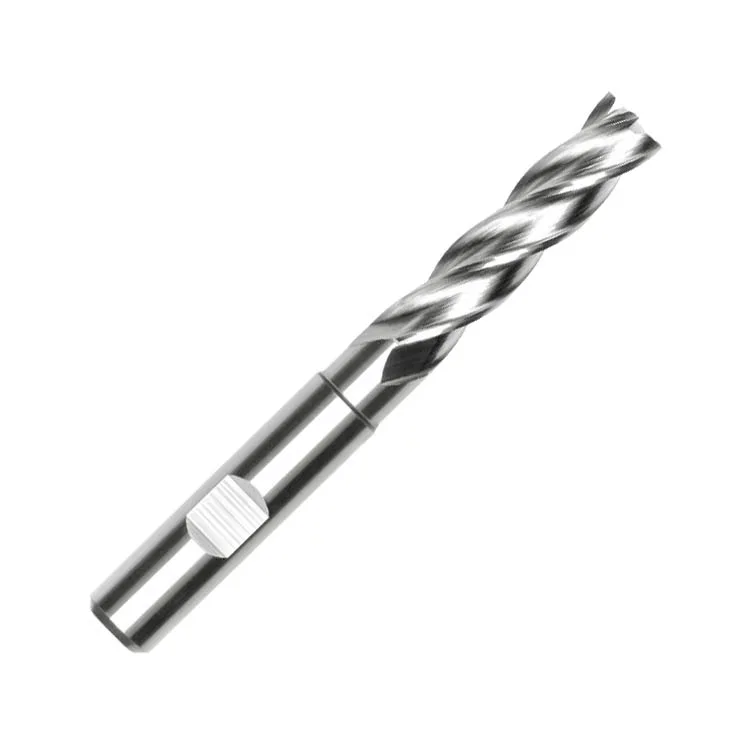 DIN844 4 Flutes HSS End Mill for Metal Stainless Steel Aluminium Milling