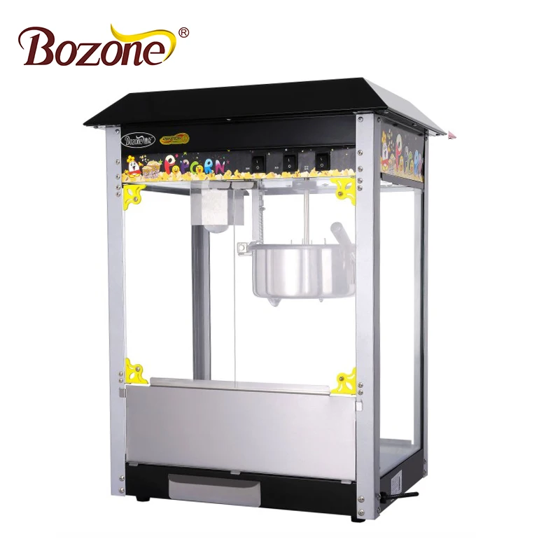 Multi color CE Approved Industrial Gas Snack Equipment Automatic Sweet Cheap Price Commercial Caramel Popcorn Making Machine